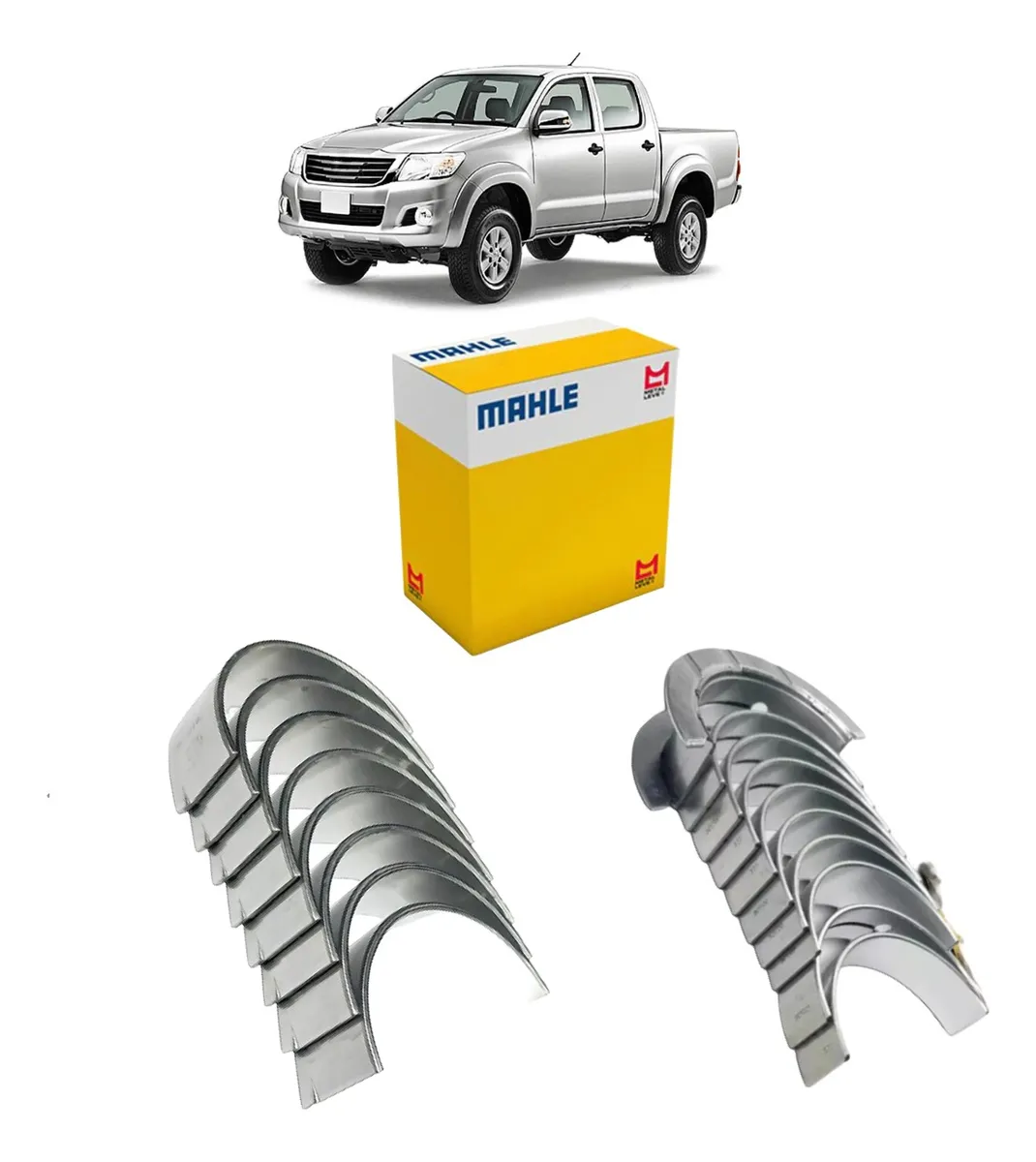 Cojinete de biela Cojinete bancada Hilux 2.5 3.0 1kzte 16v 2kdftv Std