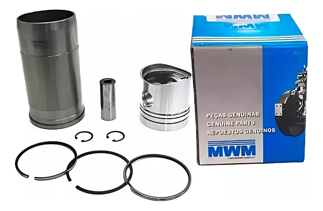 Kit de aros de pistón para todos los motores aspirados Mwm D229 original mwm