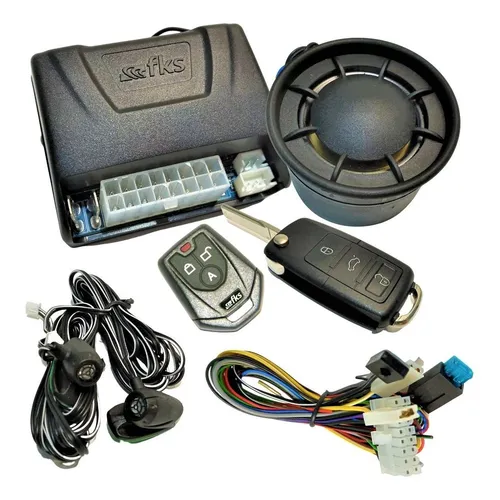 Alarma automotriz completa Llave de coche Cuchillo Sirena