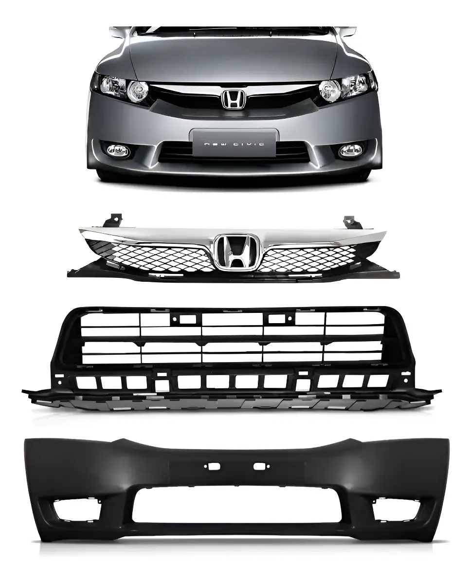 Kit paragolpes completo para la parte delantera del nuevo Civic (2007–2011)