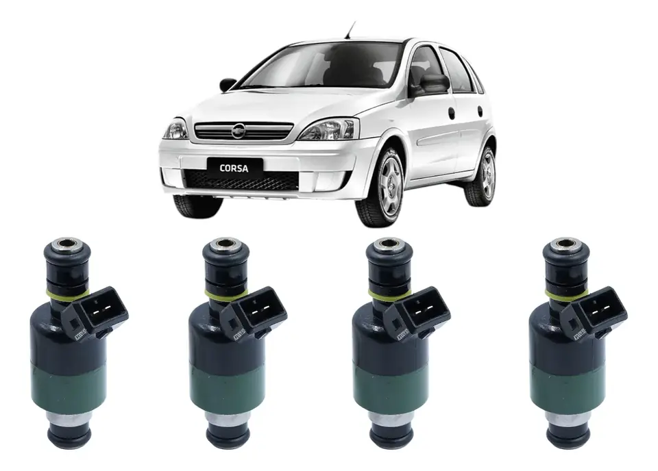 Kit de 4 inyectores de combustible para Corsa 1.6 8v Mpfi 17124782 Icd00110 0