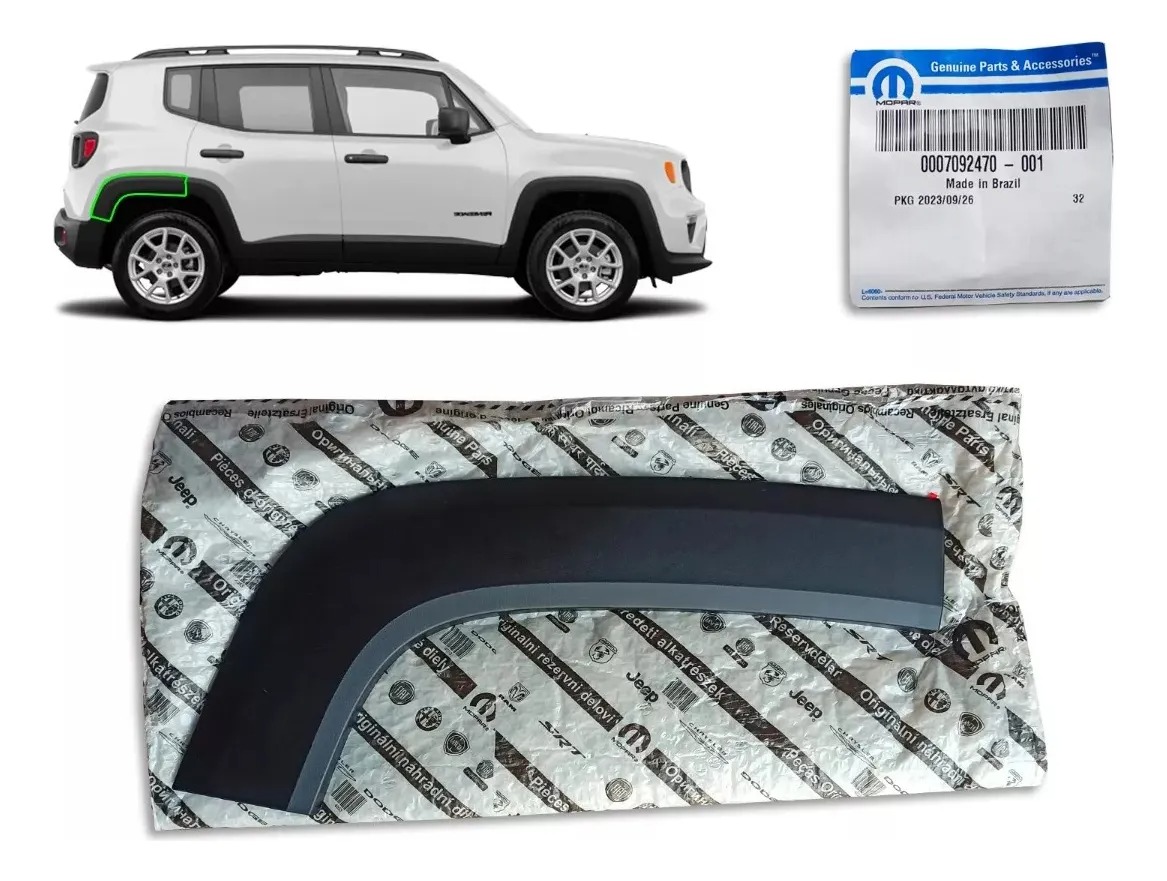Moldura Lateral Trasera Derecha Jeep Renegade 2017 2018