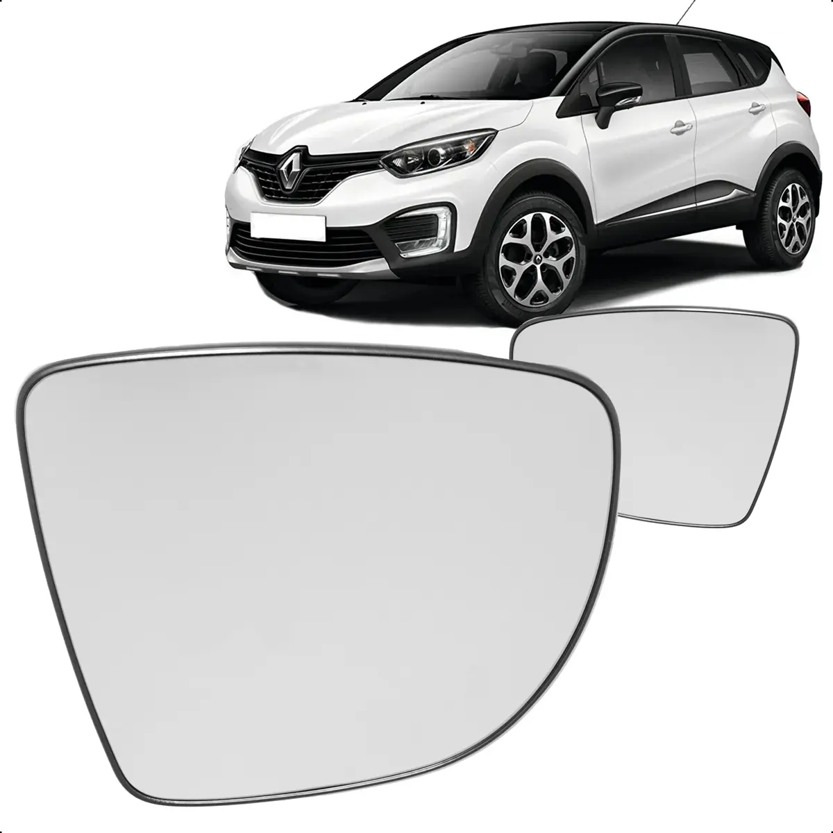 Vidrio lente Captur  2017 Al 2024 Con desempañador