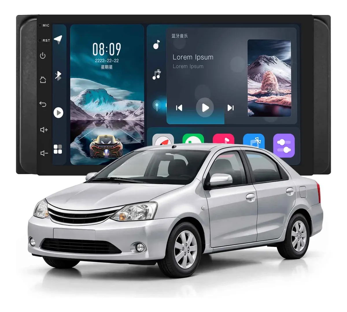 Central Multimedia Android 14 de 7" para Chevrolet Vectra (2006 a 2012) – CarPlay y Android Auto Inalámbricos | 2GB RAM + 64GB