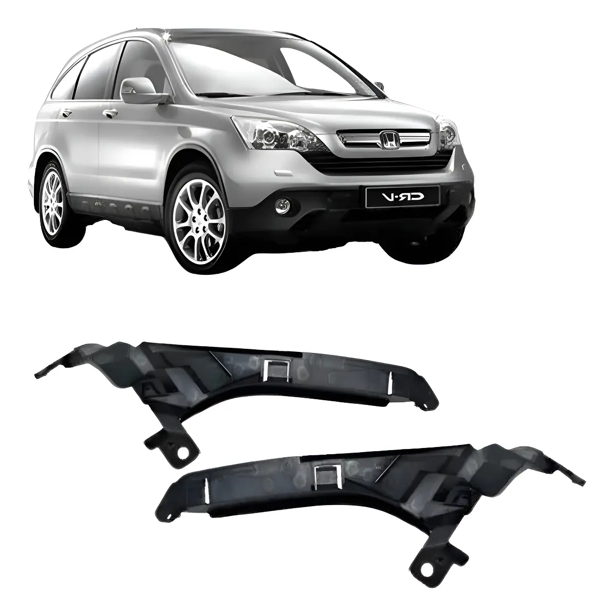 Par Soporte Guia Faros Honda Crv 2007 2008 2009 2010 2011