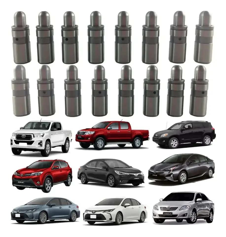 Juego de 16 Botadores Hidráulicos Toyota – Motores 2TR-FE / 2ZR / 3ZR