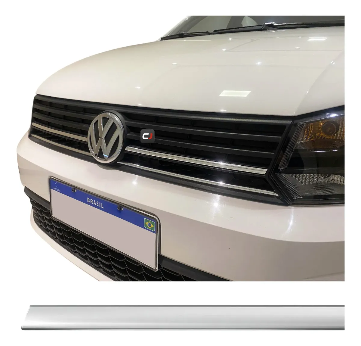 Aplicar rejilla cromada al Volkswagen Gol Saveiro Voyage G8