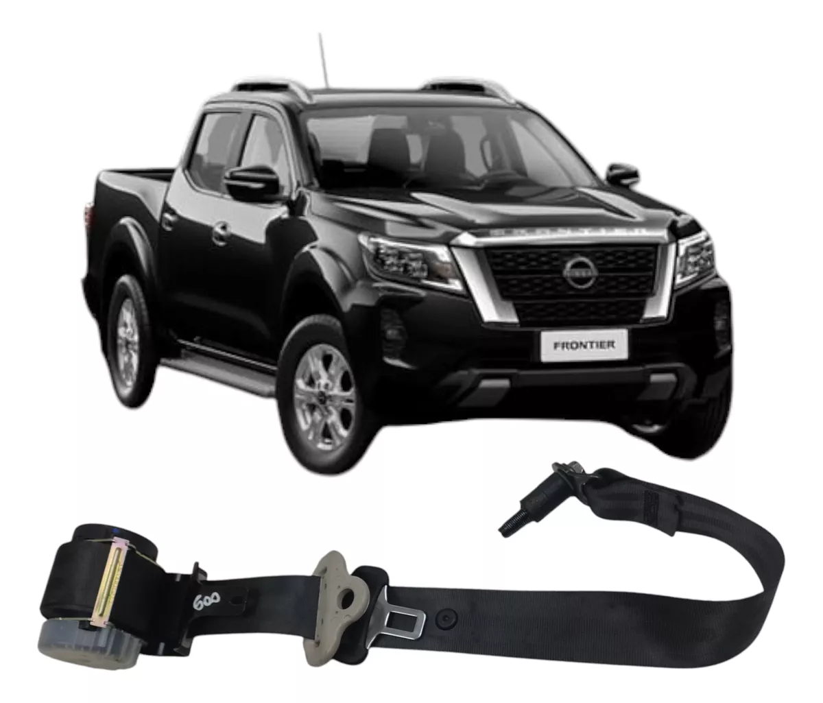 Cinturón de seguridad trasero Nissan Frontier 2019 a 2025