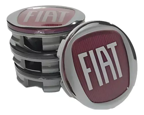 Kit  Tapa Central Rueda Central Fiat Toro 60mm
