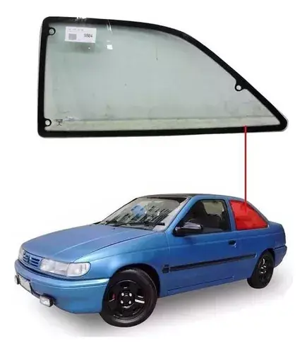 Vidrio Trasero Izquierdo Volkswagen Logus 1993 al 1998