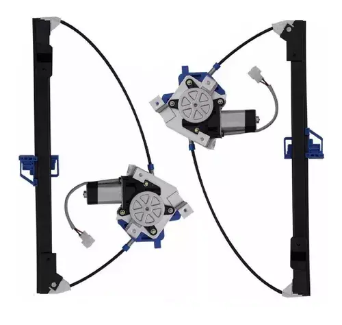 Par de Elevalunas Eléctricos Trasero + Motor Fiesta
