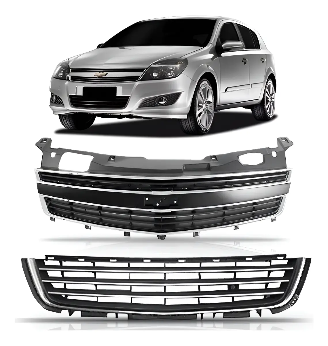 Nuevo kit de rejillas superior e inferior para Vectra (2010–2013)