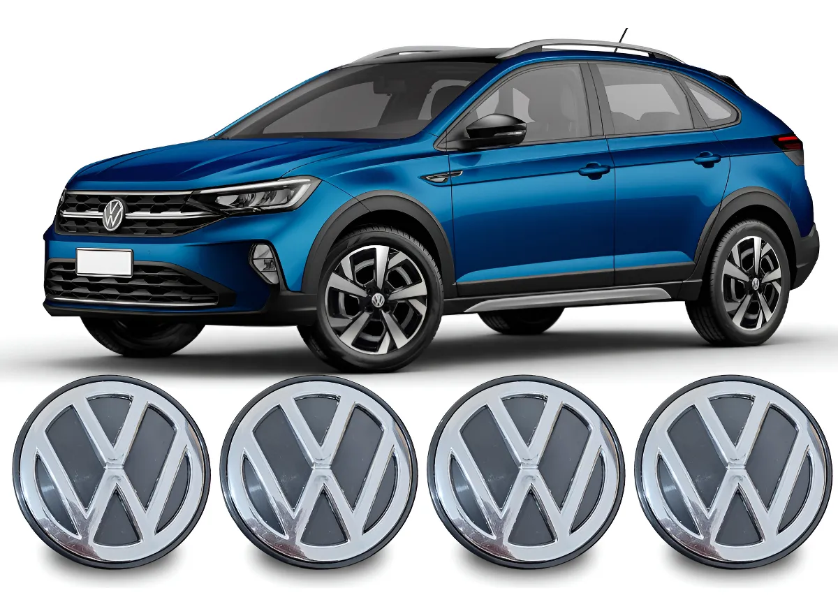 4 tapacubos originales Nivus de 56 mm para Vw