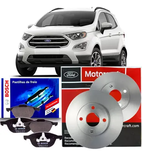 Kit Disco Freno + Pastillas Ford Ecosport 2013 al 2021 delantera
