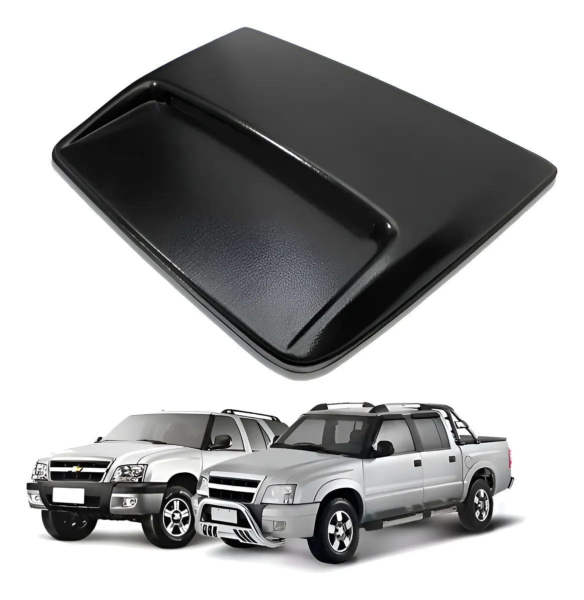 Scoop Deflector Entrada Salida Aire Capo S10 Blazer 96/11 Negro
