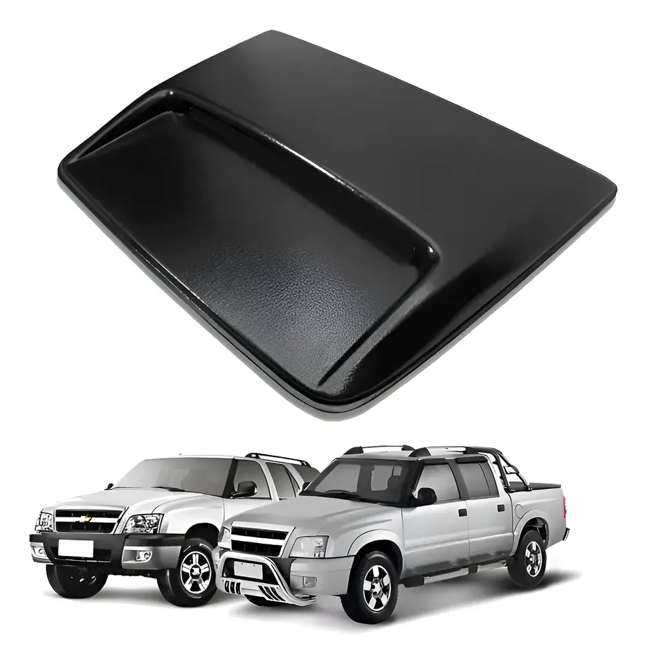 Scoop Deflector Entrada Salida Aire Capo S10 Blazer 96/11 Negro