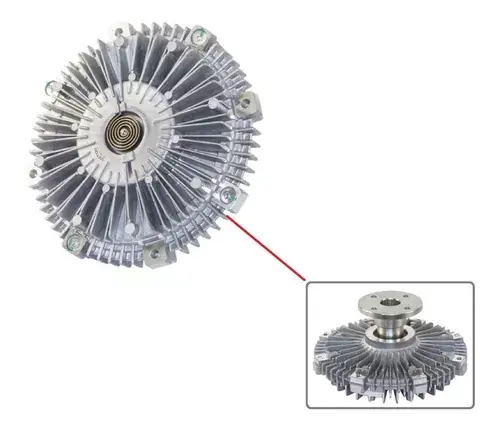 Polea Embrague Viscoso L200 Triton 3.5 Flex 2008 2009 2010