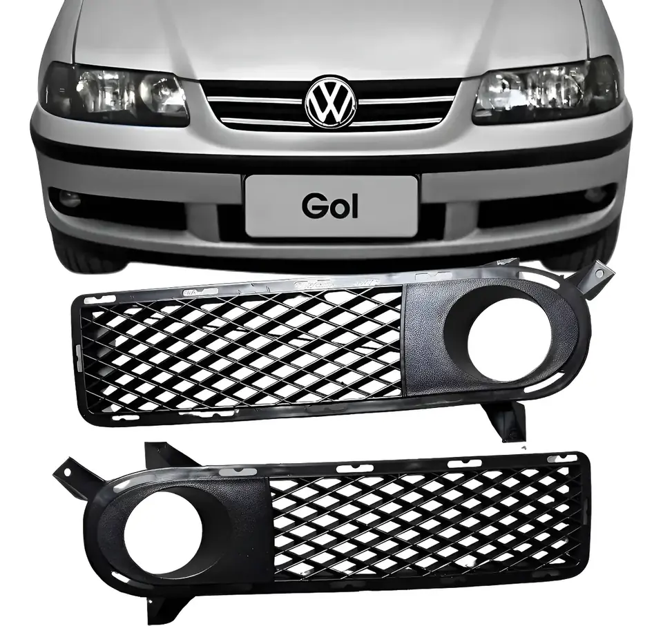 Par de marcos/rejillas para luces antiniebla con soportes – Gol G3 Fase 1
