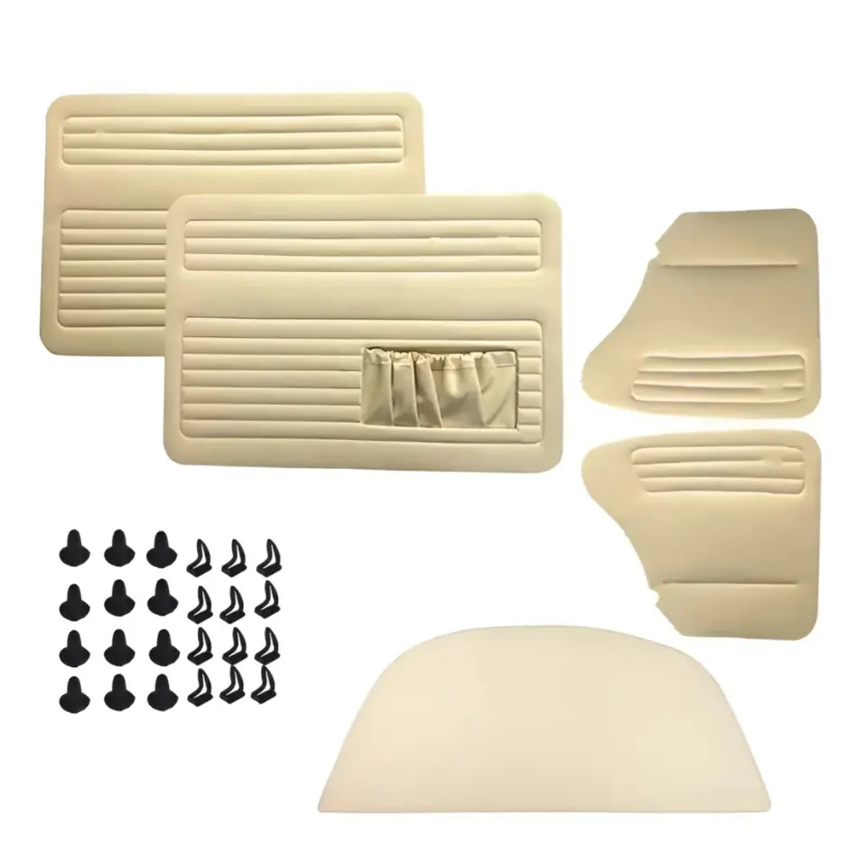 Paneles de puerta para VW Fusca 63-77 (5 piezas, con bolsa), color beige