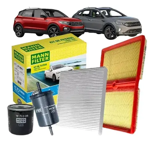 Kit Completo de Filtros MANN-FILTER para VW T-Cross 200 TSI