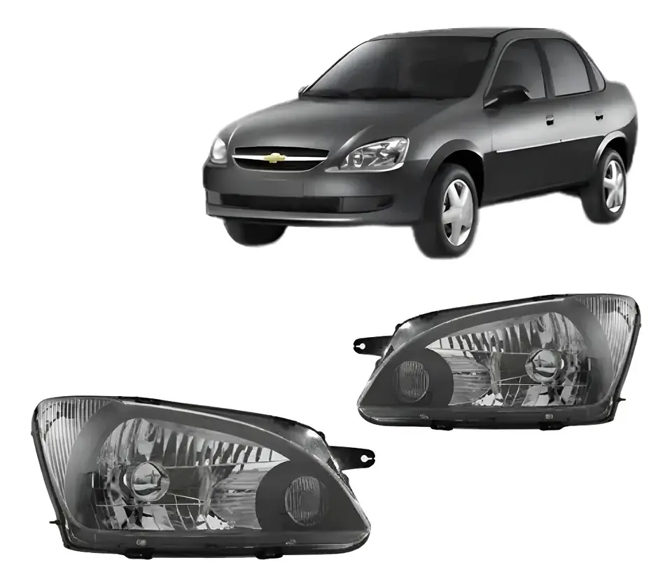 Par Farol Corsa Classic Máscara Negra 2011 2012 2013 14 2015