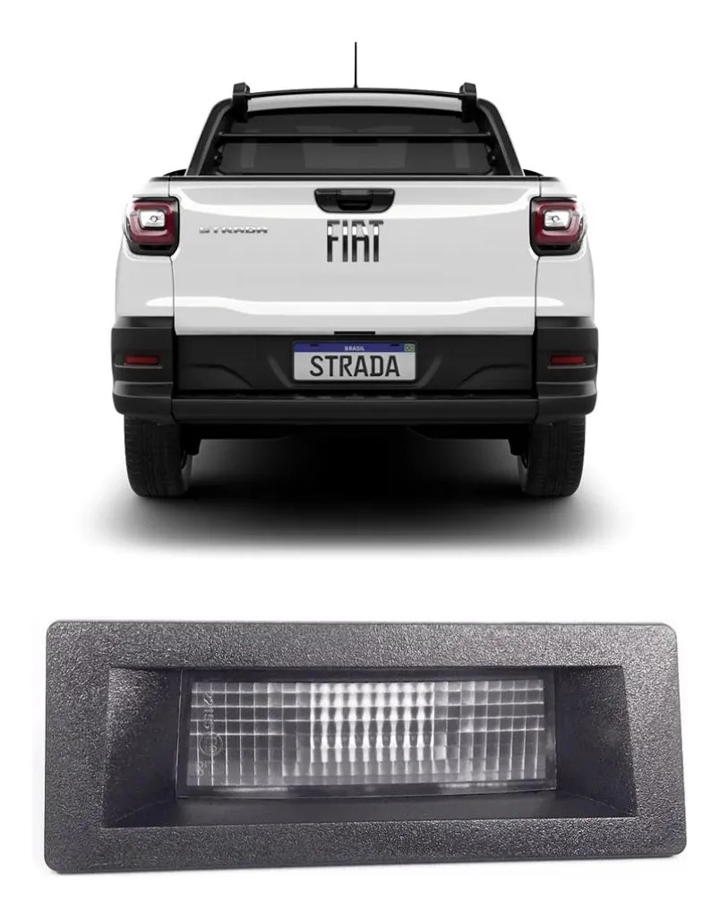 Farol de Matrícula Original Fiat Strada