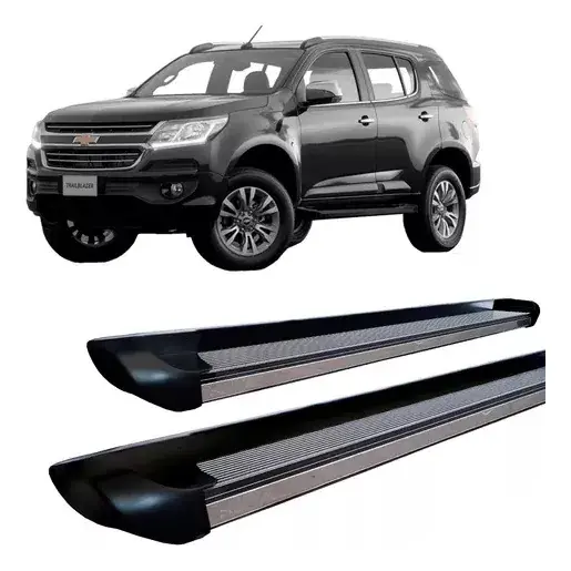 Par Estribo Trailblazer 2012 A 2017 Plataforma Aluminio Negro