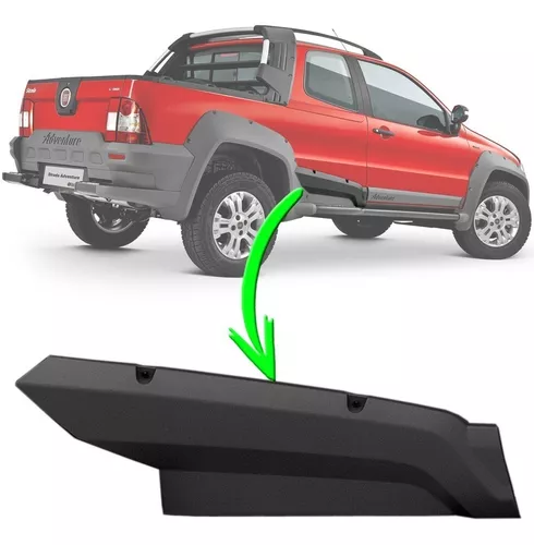 Moldura Trasera Derecha Fiat Strada Adventure 2010