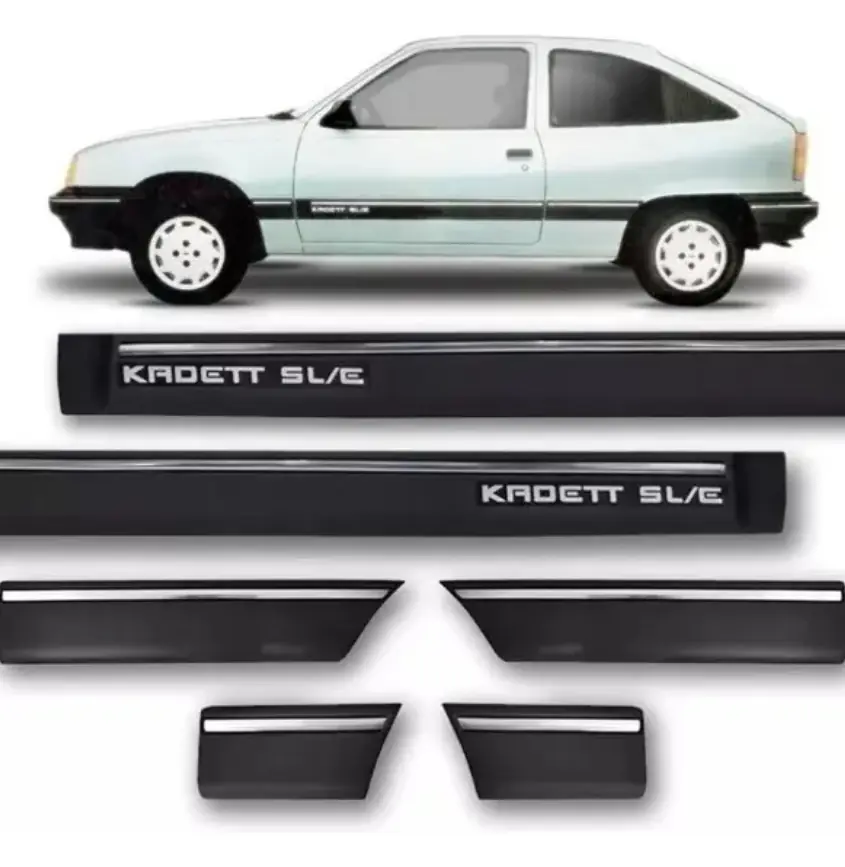 Kit Molduras Laterales Kadett Sle 88 89 90 91 92 93 94 95 Ancho Negro