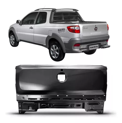 Puerta trasera Fiat Strada Working 2014 2015 2016 2020 Nuevo
