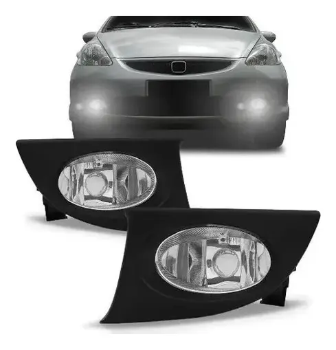 Par Faros Auxiliares Honda Fit 2006 2007 2008 C/rejilla