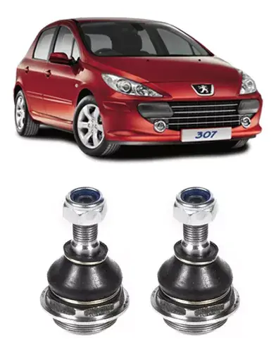 Par Suspensión Delantera Pivot Fan Peugeot 307 2002 A 2012