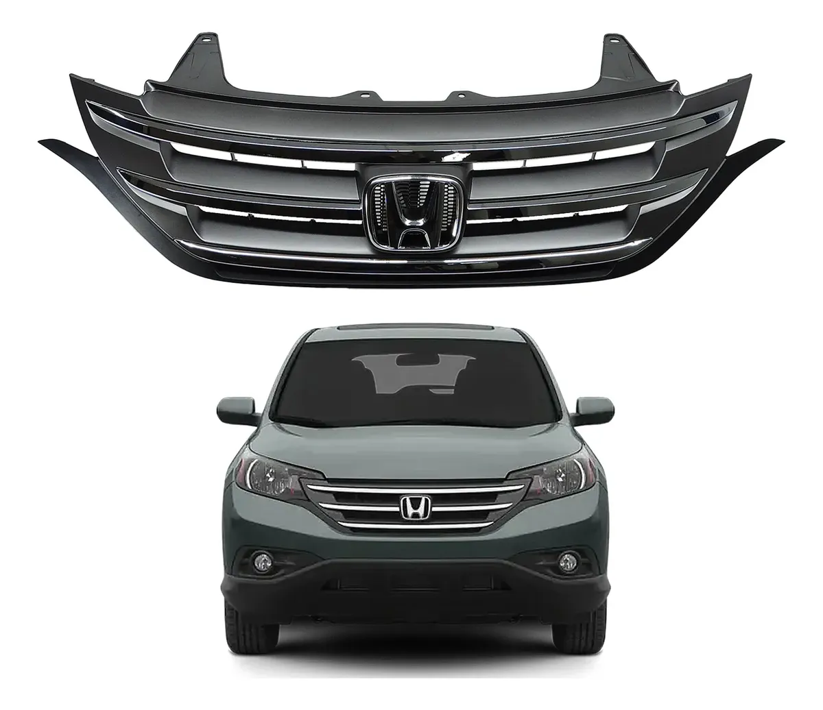 Rejilla del radiador delantera para Honda CR-V 2012–2015