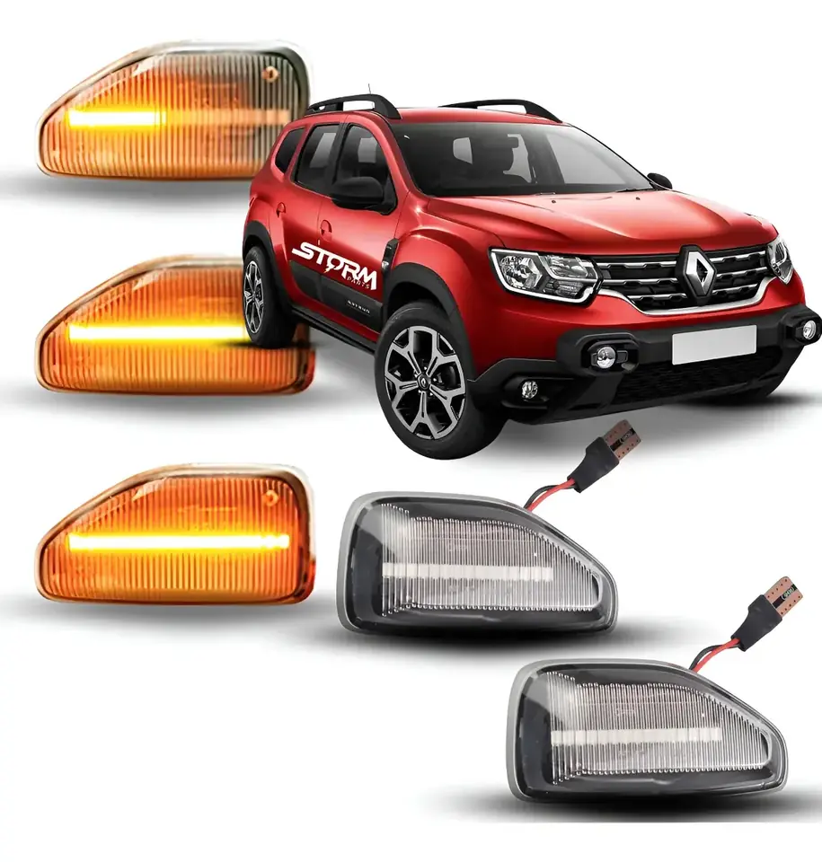 Par de intermitentes laterales para Renault Duster (años 2020 a 2026) versión Iconic