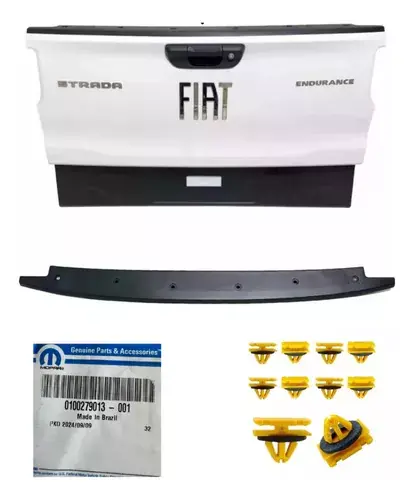 moldura puerta trasera  Fiat Strada  2021 2022 2023