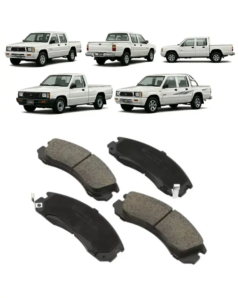 Juego de Pastillas de Freno Trasero Premium Heavy Duty — Mitsubishi L200 (Modelos 1990 a 1996)