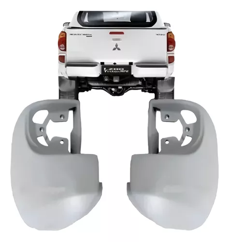 Par de Polainas Traseras Punta L200 Triton 07 al 2017 Originales