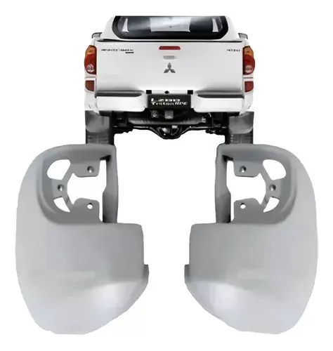 Par de Polainas Traseras Punta L200 Triton 07 al 2017 Originales