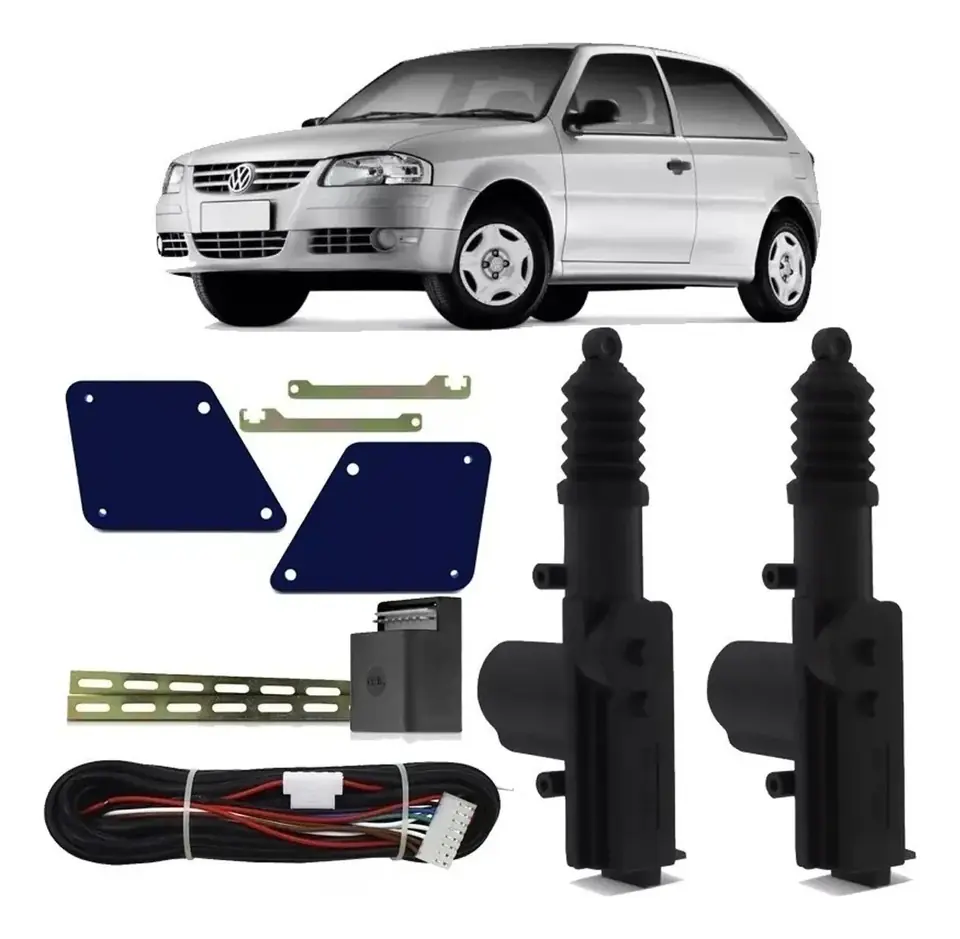 Kit de Bloqueo eléctrico para Gol 2 puertas G2 G3 G4 con soporte
