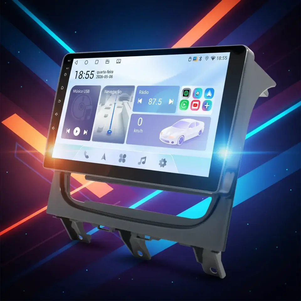 Central Multimedia Android 14 de 9" para Fiat Strada (2013 a 2019) – 4GB RAM | 64GB | CarPlay y Android Auto Inalámbricos