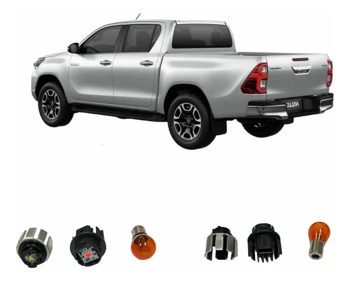 Kit lamparas para 2  faros Traseros Hilux 2021 2022 23 24 2025