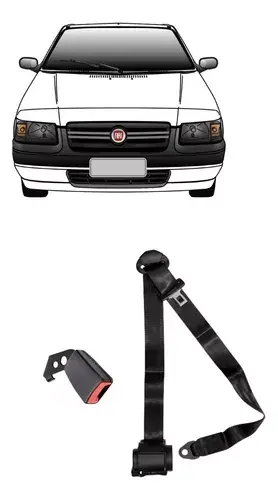 Kit de cinturón de seguridad delantero Fiat Uno 1 Seat Le Driver