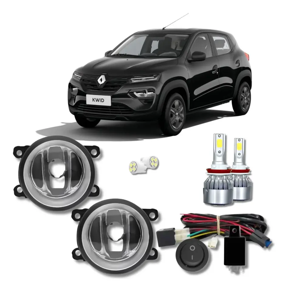 Kit Faros Renault Kwid 2020 2021 2022 + Super Led