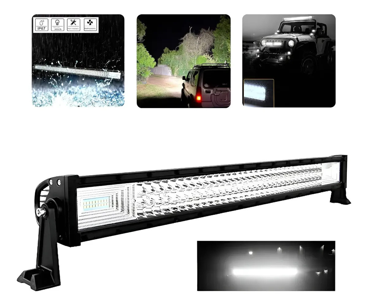 Barra de Luz LED 405W 80 cm Ultra Potente para 4x4, Camionetas, Maquinaria Agrícola y Camiones