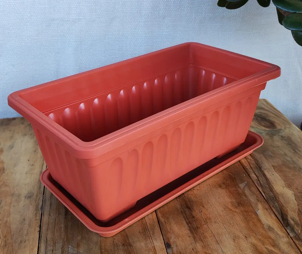 Maceta jardinera rectangular