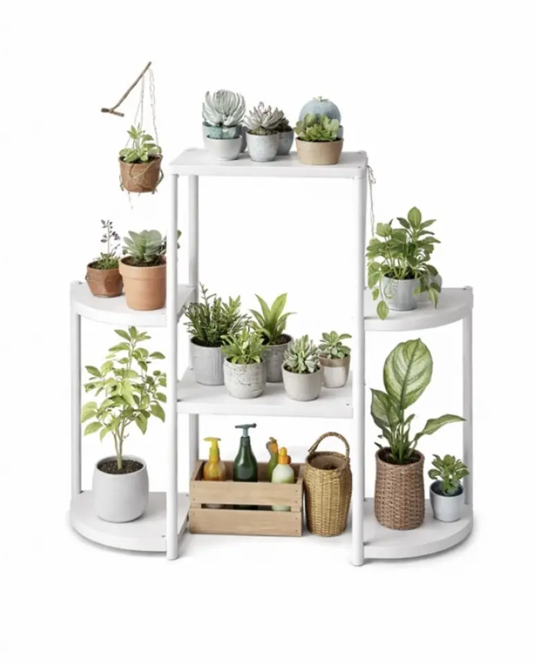 Estante Macetero Soporte De Plantas 40x63x99