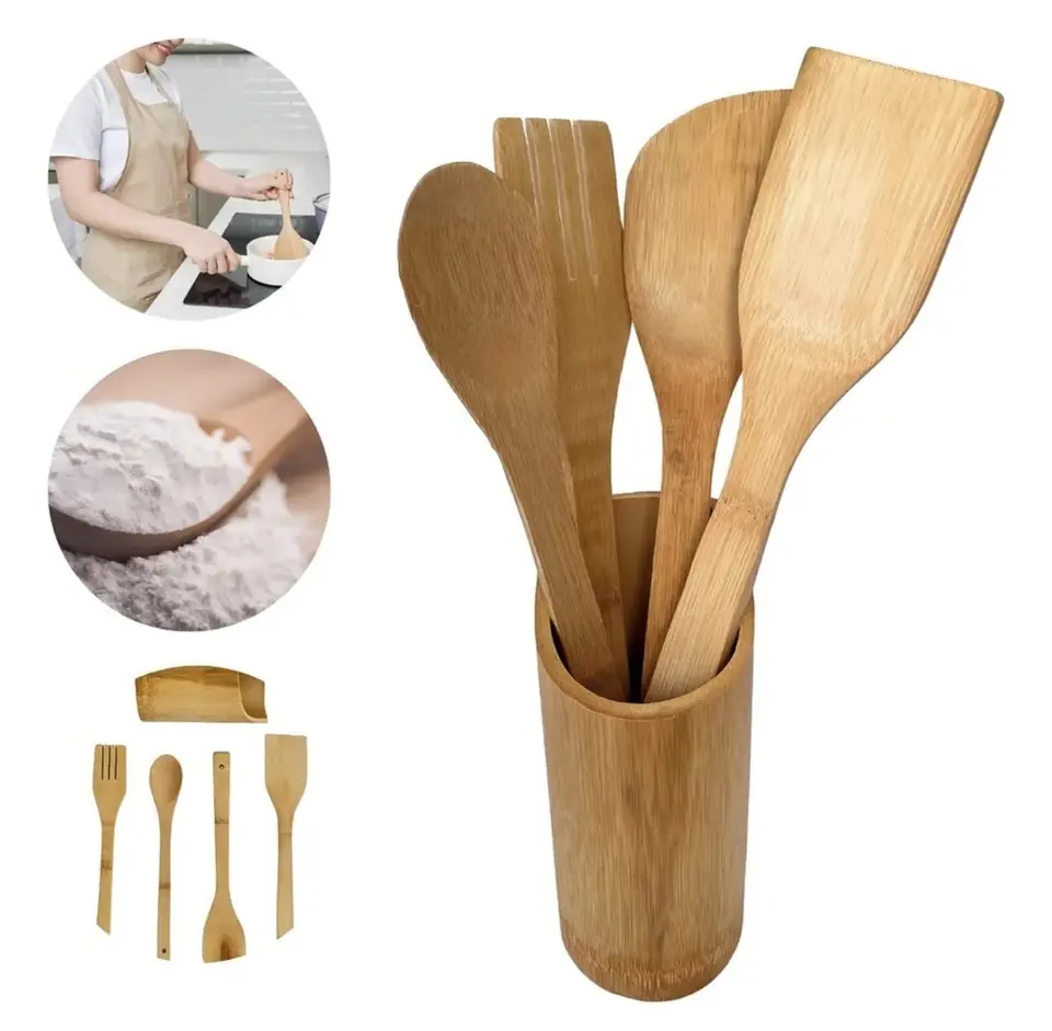Set de cocina en bamboo