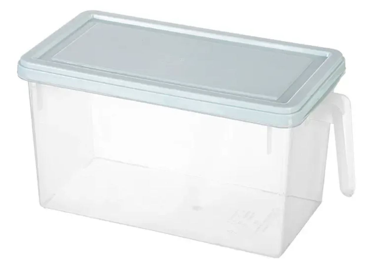 Organizador Grande Alimentos Tapa Y Manija 5 Lts Apilable