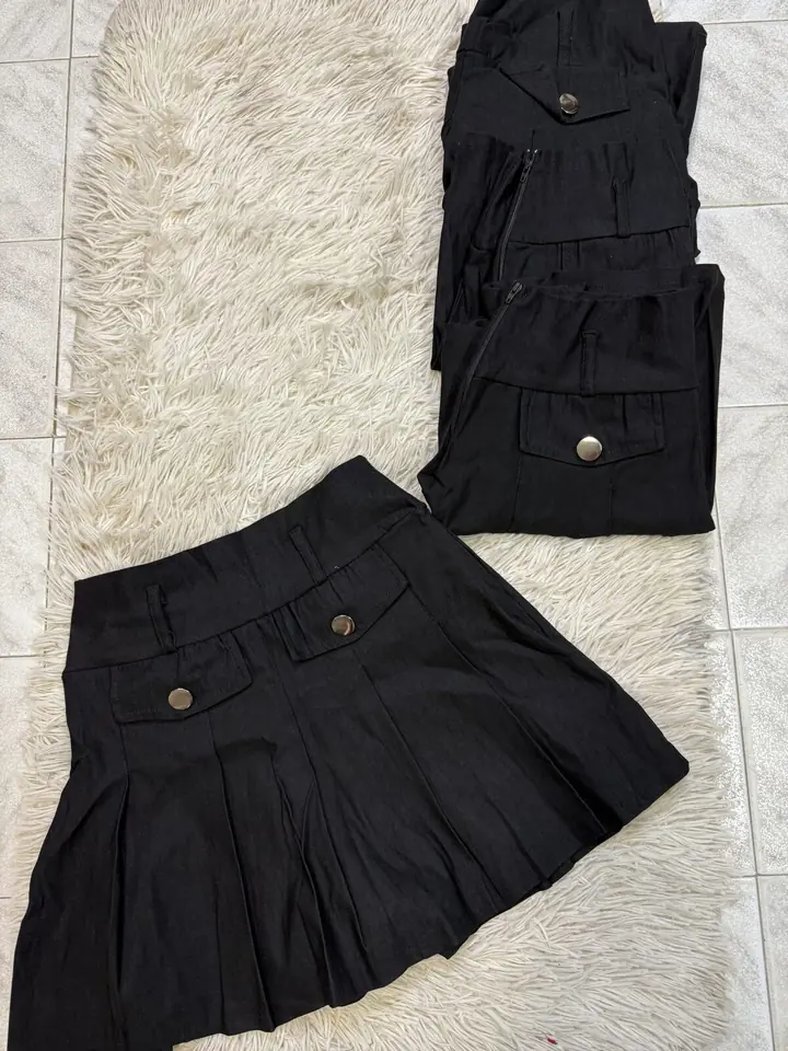 Short Pollera acampanada