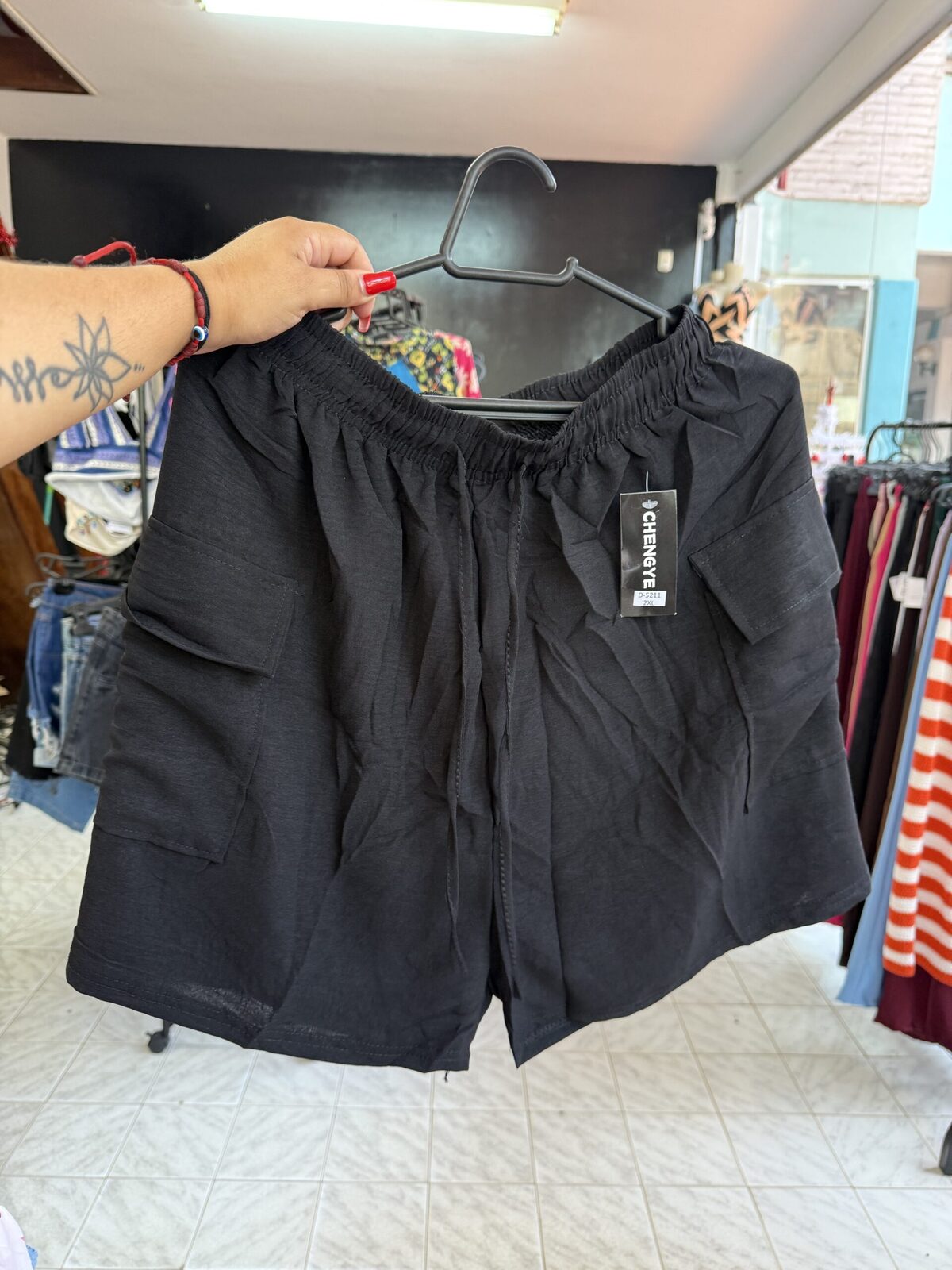 Short Cargo Tela